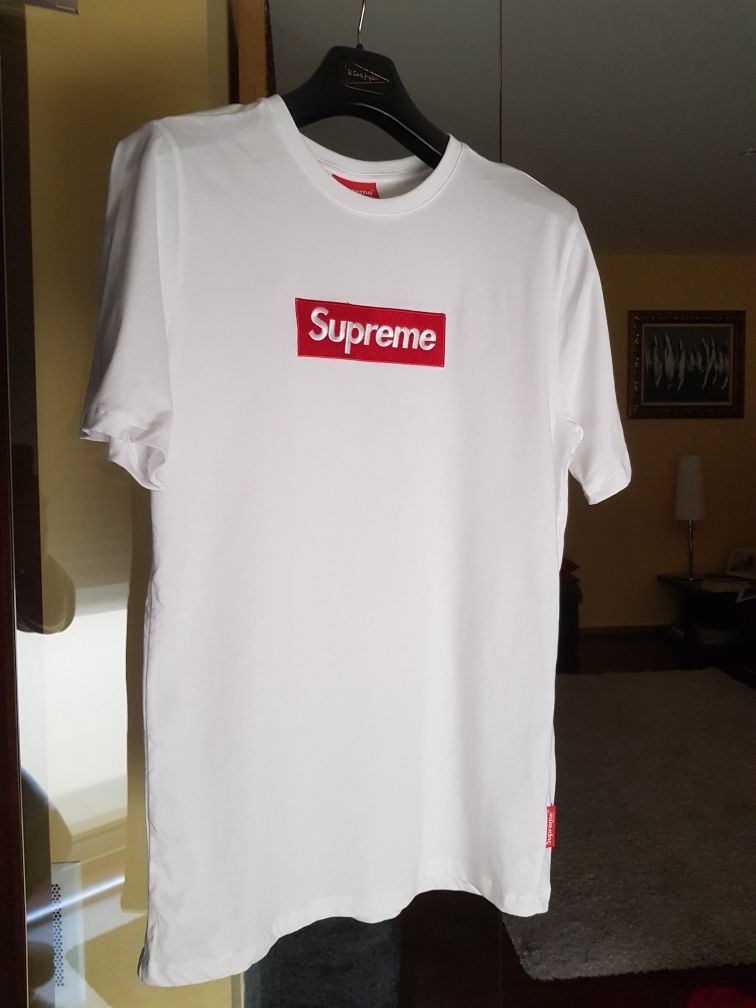 T shirt Supreme branca