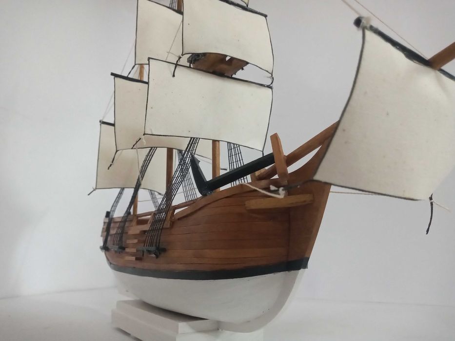 Drewniany model żaglowca FREGATA super jakość!!!