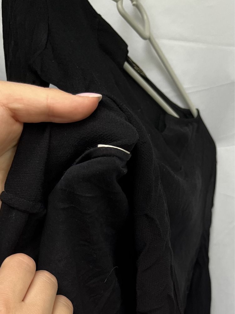 Czarna bluzka Massimo Dutti XS