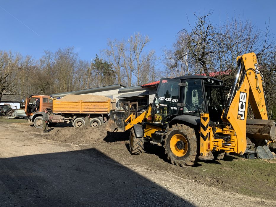 USŁUGI Koparko-Ładowarką/ Uslugi wywrotką/ Piach /ziemia/ kruszywo