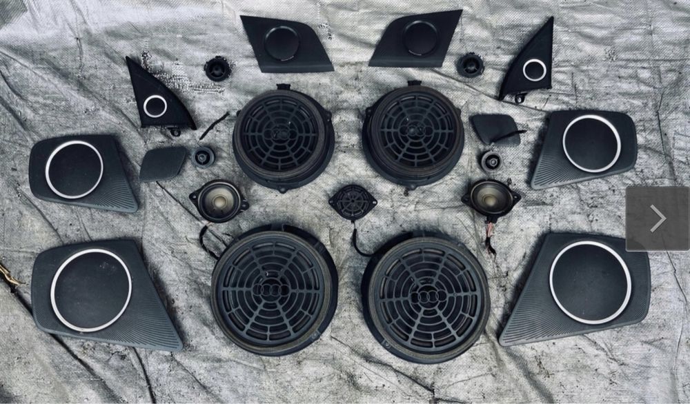 AUDI A4 B8 GŁOŚNIKI BANG&OLUFSEN KOMPLET osłony kombi avant kostki org