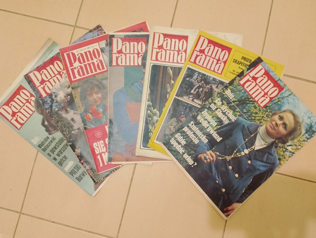 Sprzedam stare czasopisma z  1968!! Oryginał!! PANORAMA

Tylko