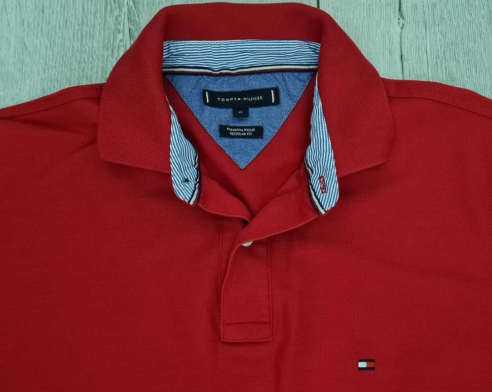 NOWA Koszulka POLO męska TOMMY HILFIGER regular fit (rozmiar M/L)