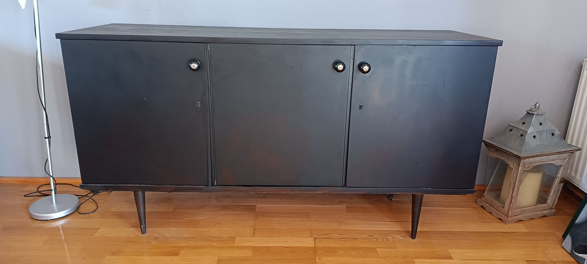 Komoda czarna 80x62x51