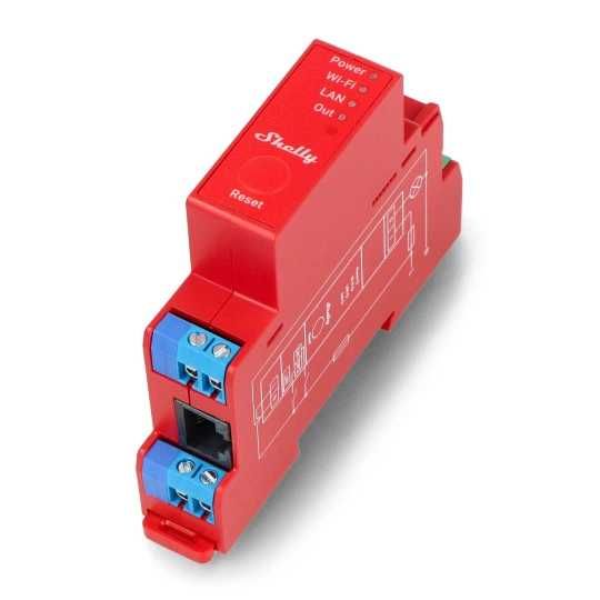 Shelly Pro 1 PM - 1-kanałowy sterownik z miernikiem mocy WiFi 230V