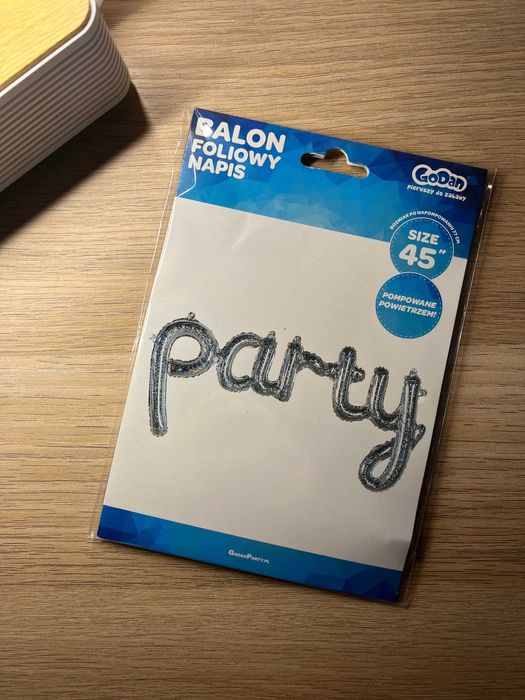 Zestaw imprezowy balon party i świecące balony