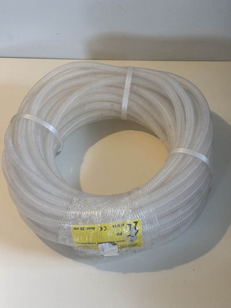 Rura osłonowa karbowana PP 25 metrów – 9/14 mm