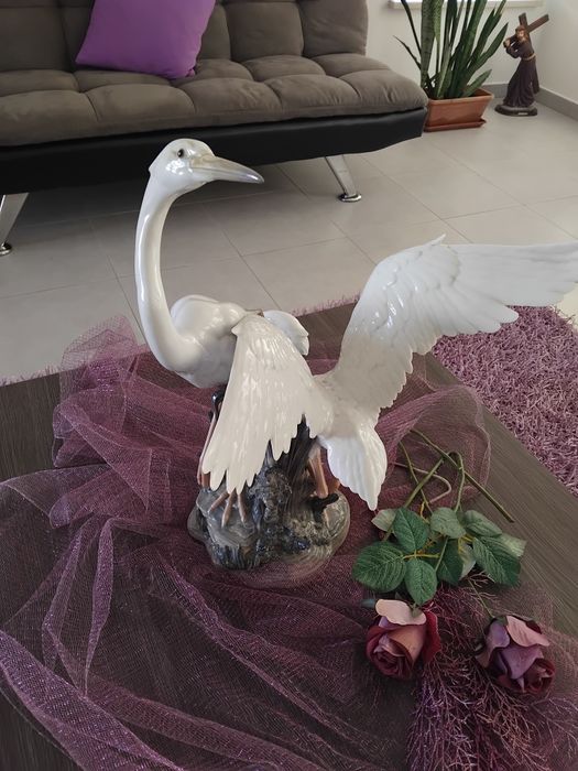 Escultura em Porcelana Garças Lladró - Animais