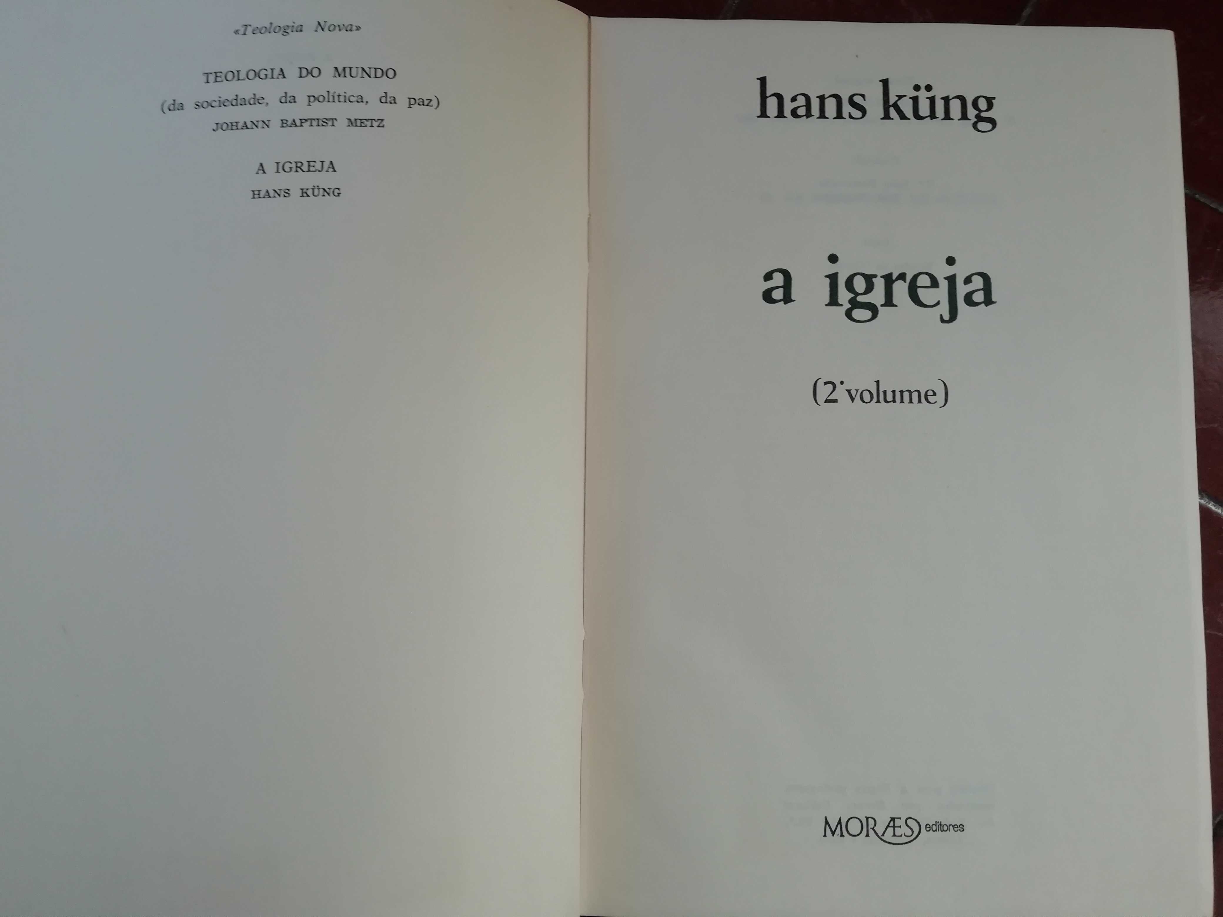 A igreja (2 volumes) – Hans Küng