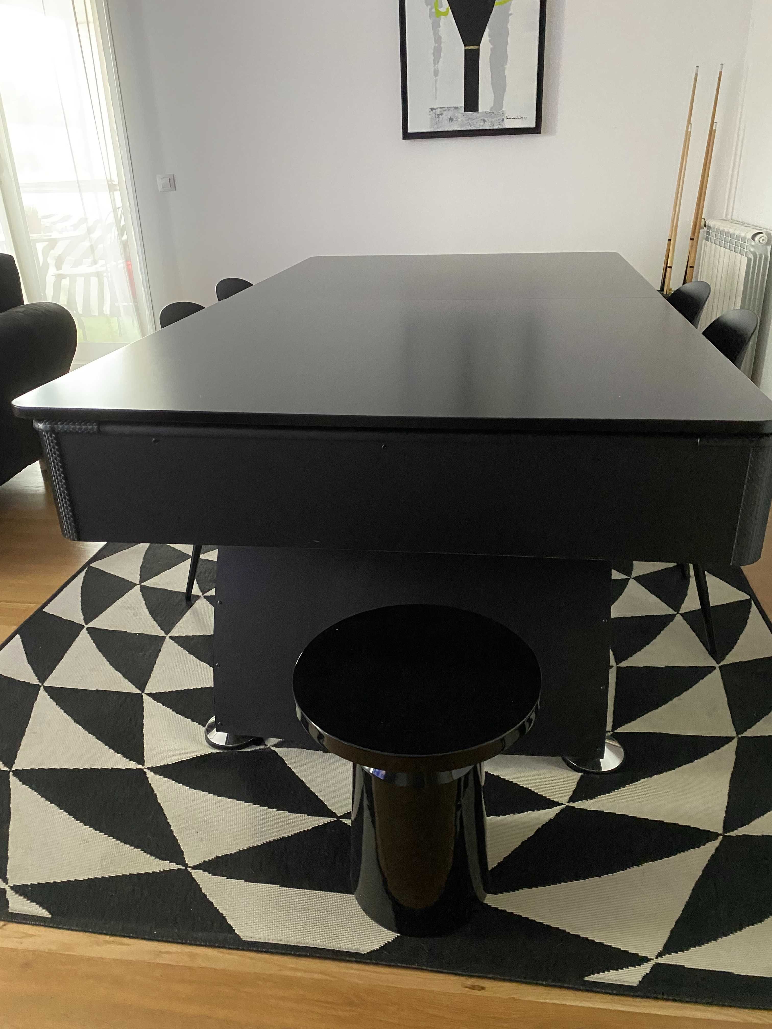 MESA DE BILHAR CONVERTÍVEL em mesa de refeições