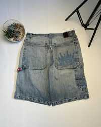 Шорти JNCO Vintage 90s Blue Crown Baggy Shorts