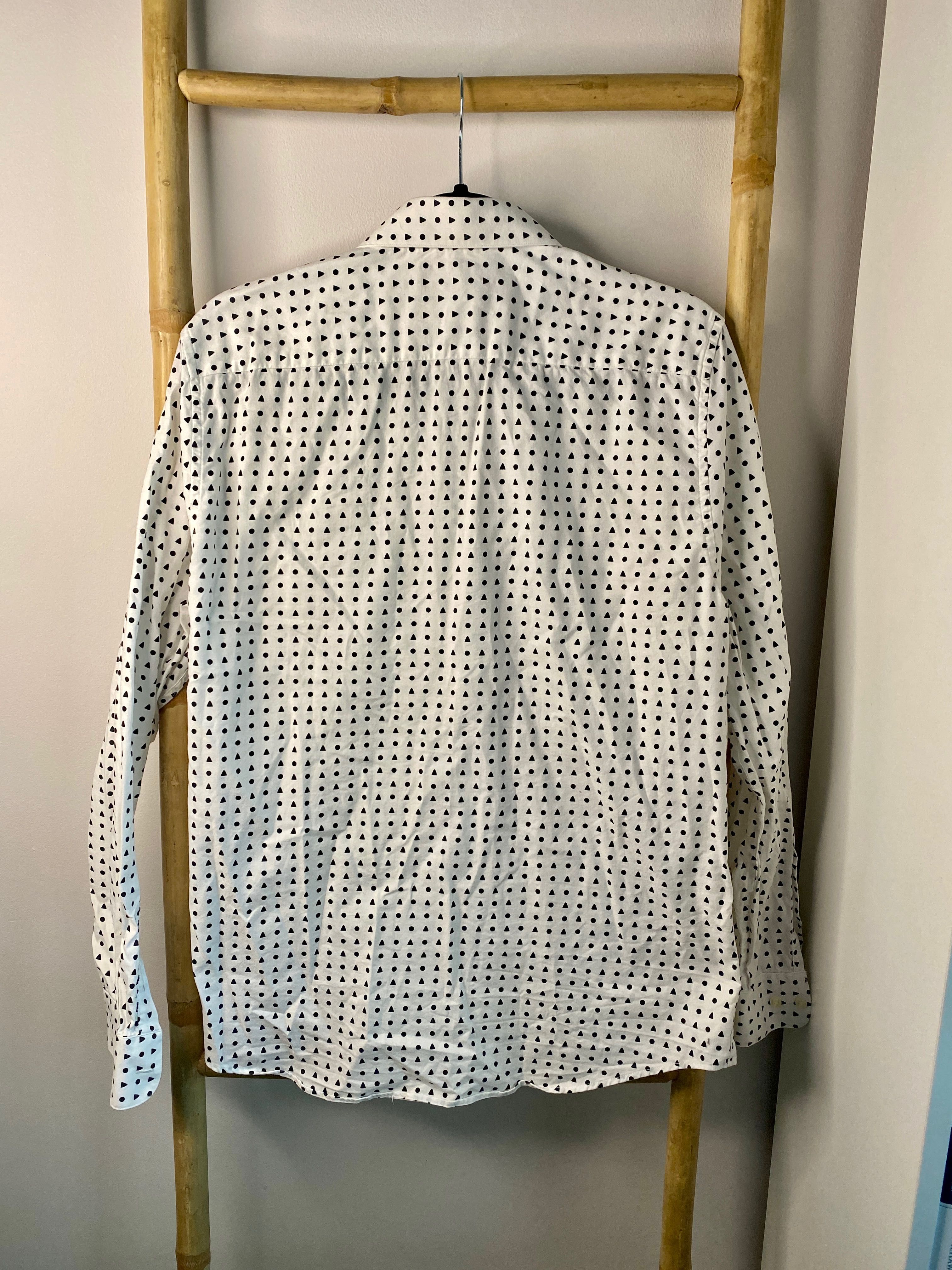 koszula męska w geometryczne wzory H&M 38 M