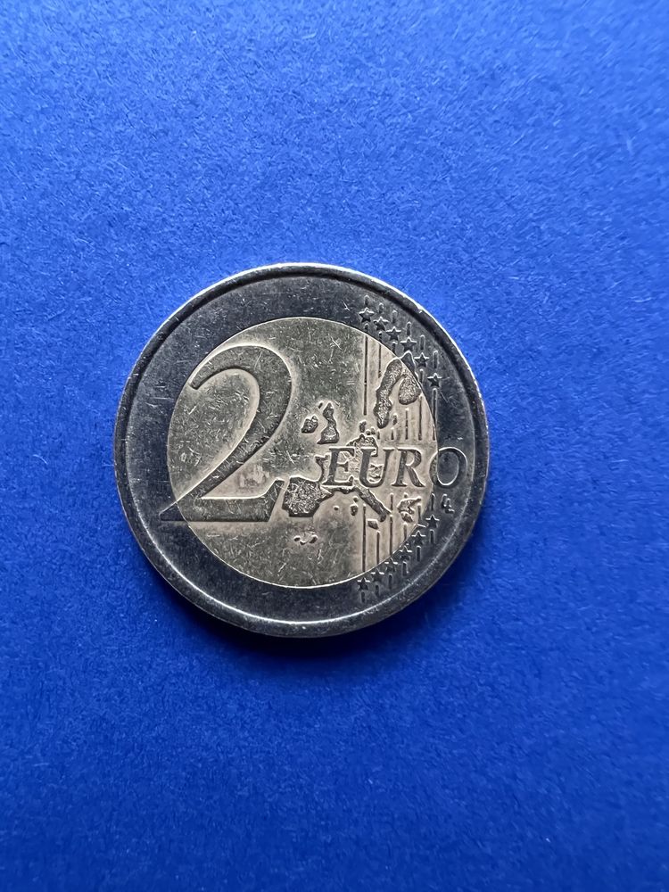 Монета 2 евро 2002, Греция, с браком