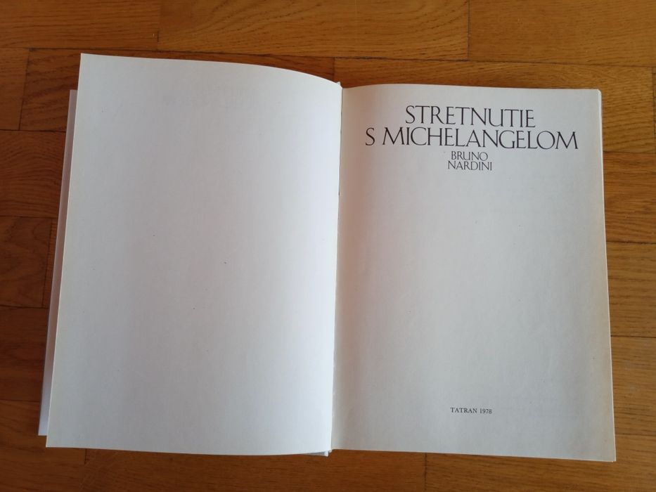 Книга "Встреча с Микеланджело".