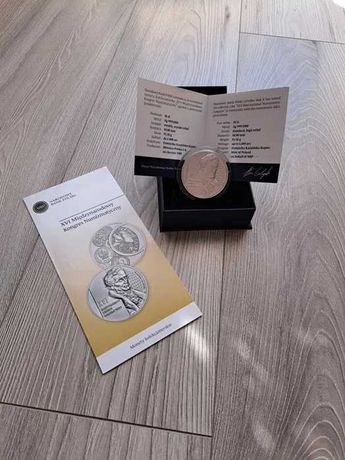 Srebrna moneta 50 zł Międzynarodowy Kongres Numizmatyczny z 2022 NBP