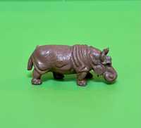 Stara zabawka zwierzę hipopotam PRL vintage