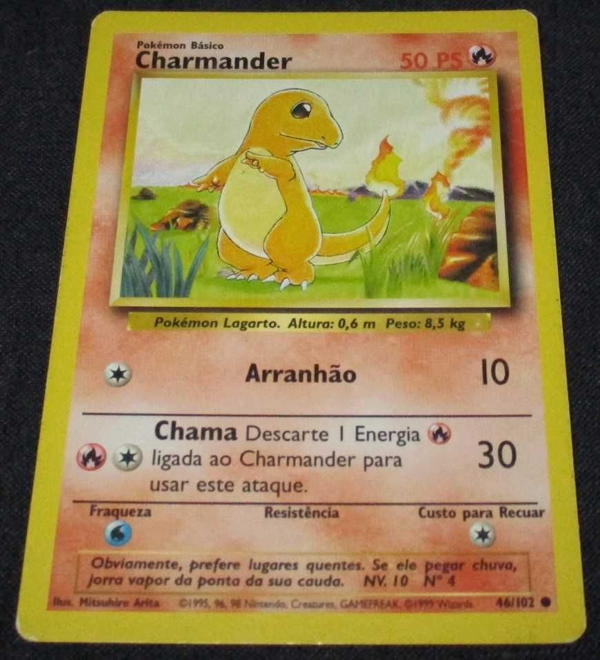 Cartas Pokémon Charmander 46/102 Pokemon 50 PS