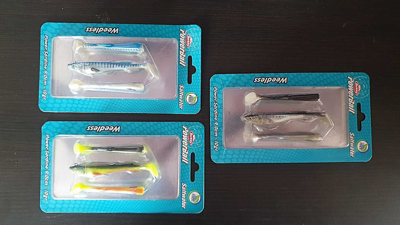 Guma Berkley Saltwater - Power Sardine 9cm 10g - 3 opakowania MIX