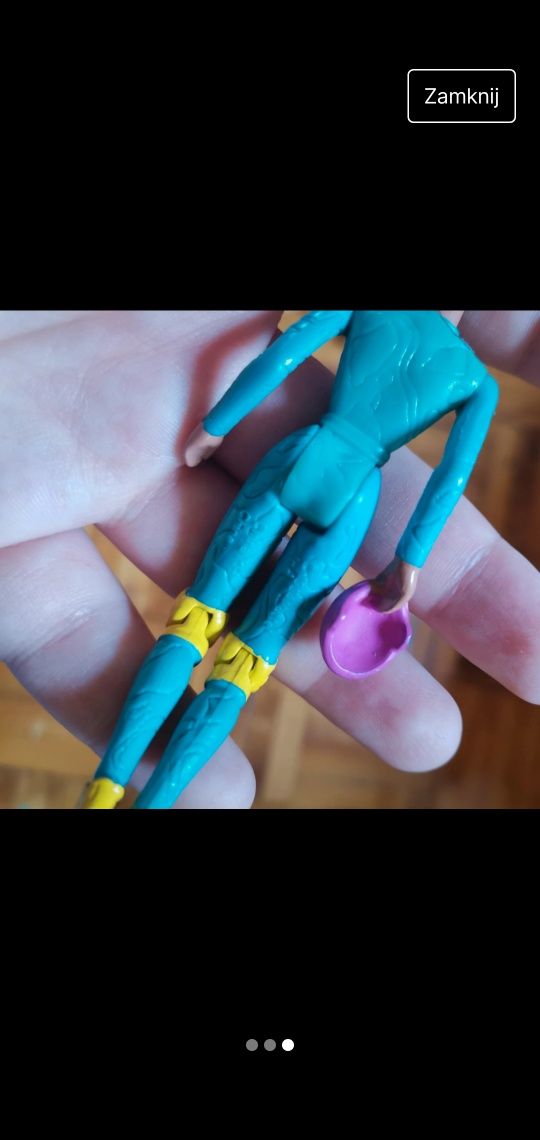 Mattel McDonald's lalka Barbie na wrotkach rolkach retro figurka