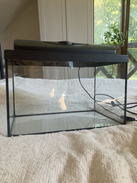 Akwarium 25l, grzałka, filtr, akcesoria