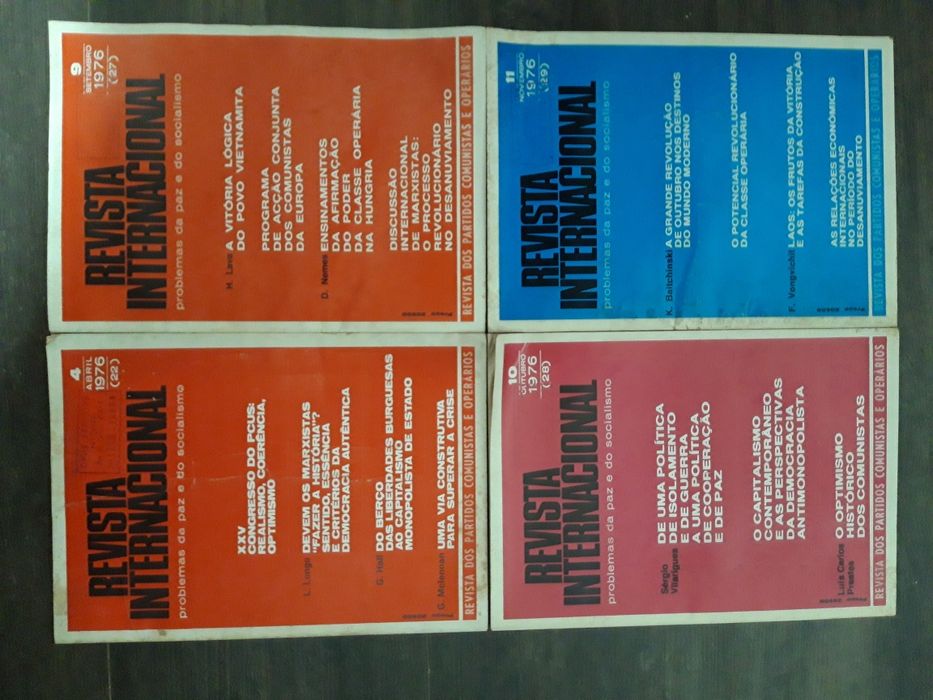 4 edições colecção REVISTA INTERNACIONAL