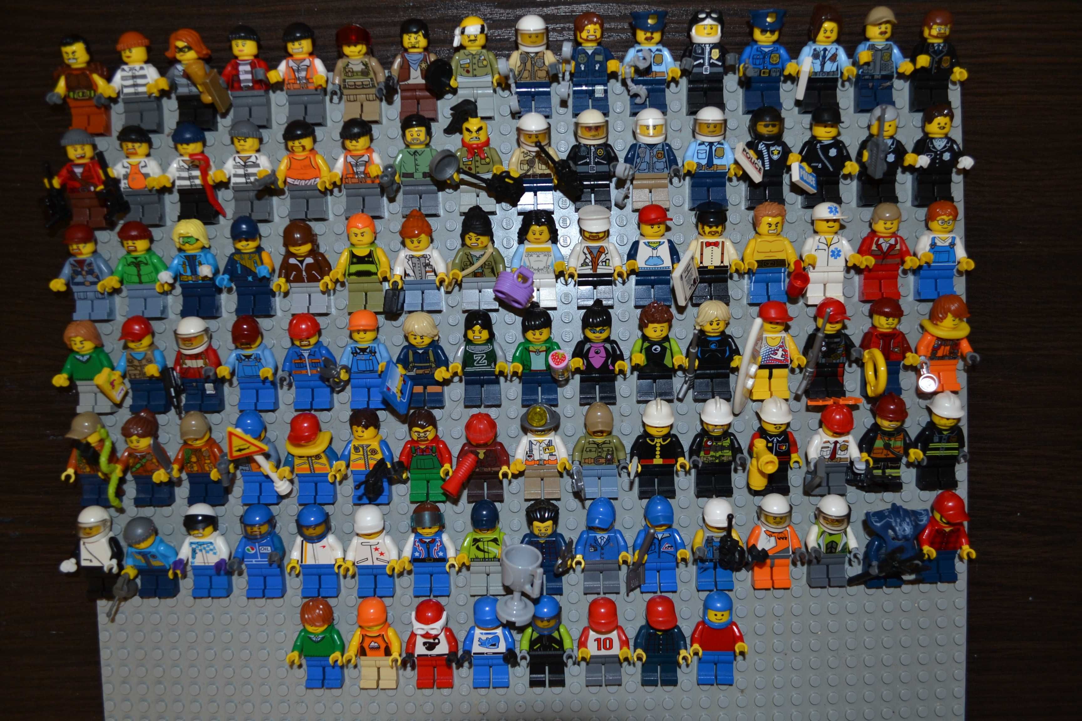 Оригинал Lego Сити System Конструктор Человечки Минифигурки