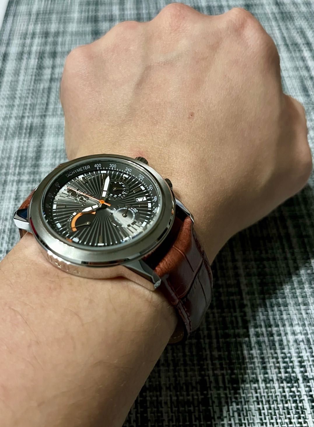 Zegarek Męski Orzeł Prawo i Wolność Seiko mechaquartz caliber VK83