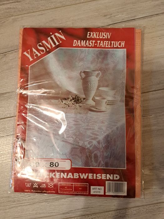 Obrus jaśmin (pomarańcz) 80x80