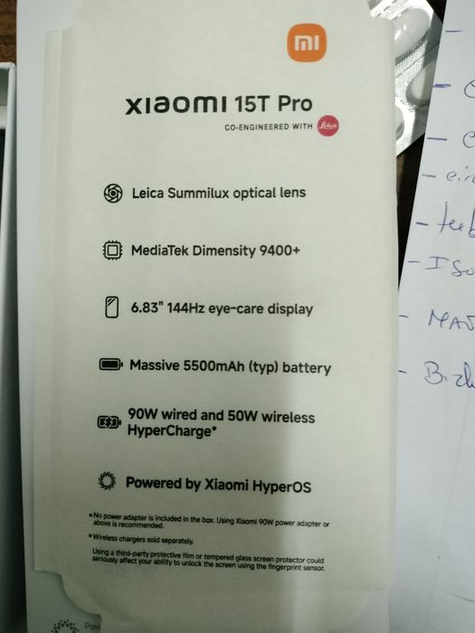 Xiaomi 15T pro 12gb. 512gb