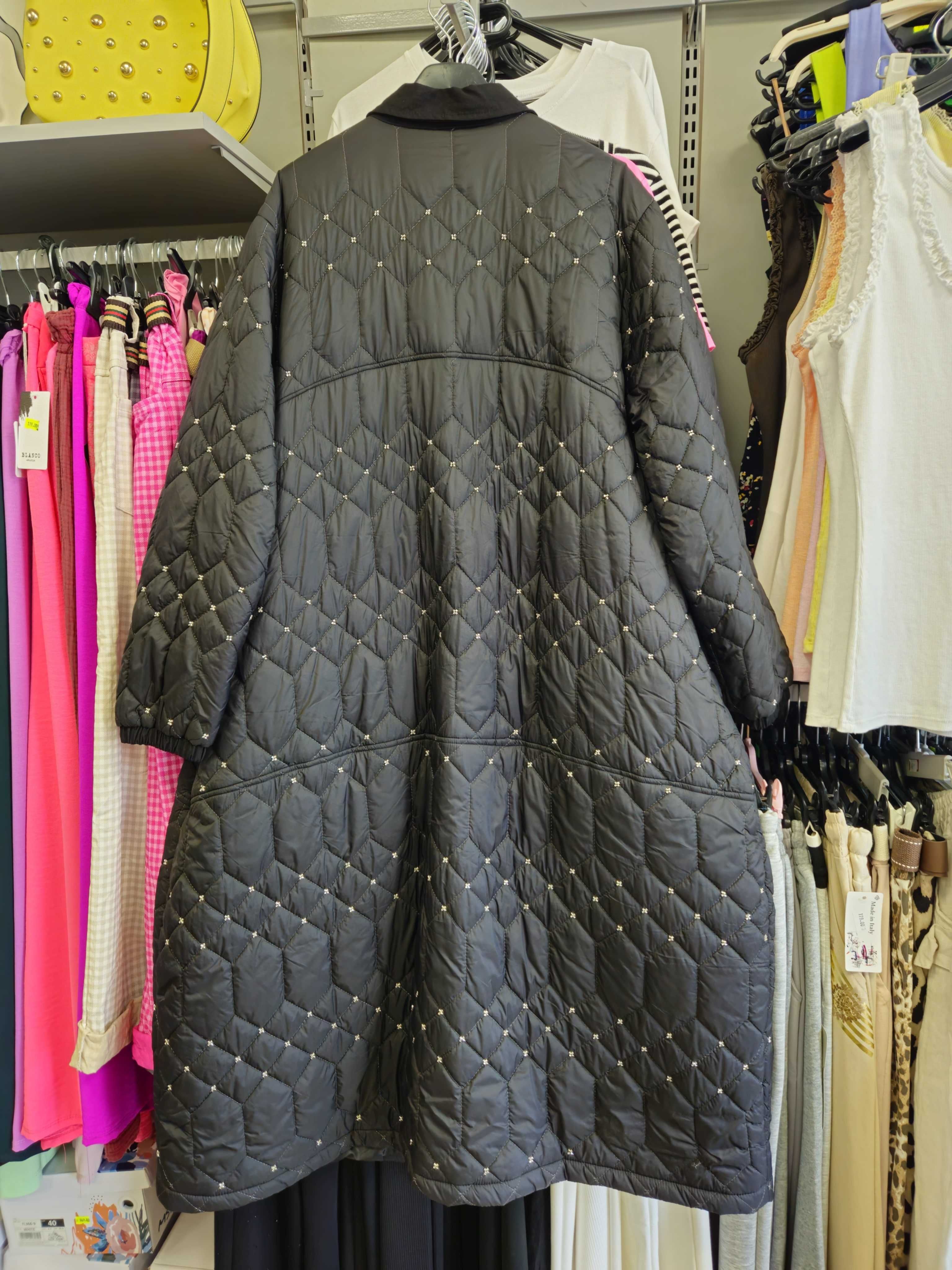 Płaszczyk Fly Out Italy, Plus Size czarny, lekki !!!