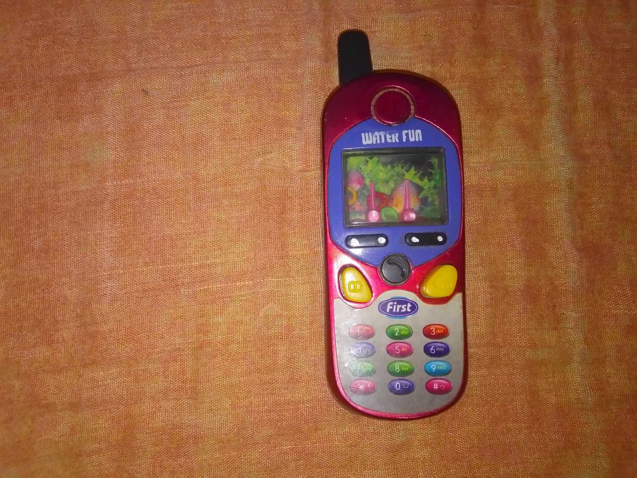 Telefon komórkowy komórka Water Fun czerwona zabawka dla dzieci