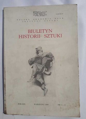 Biuletyn Historii Sztuki 1985, 1988, 1989, 1991