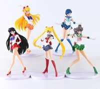 Figurki Czarodziejka z Księżyca Sailor Moon nowe zestaw 5 figurek