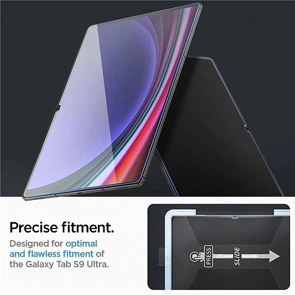Szkło hartowane Spigen Glas.tR Ez Fit na Samsung Galaxy Tab S9 Ultra 1