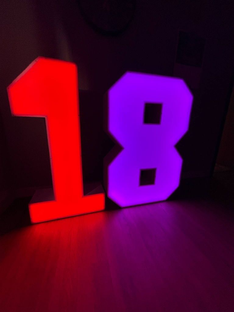 Duża cyfra led 18