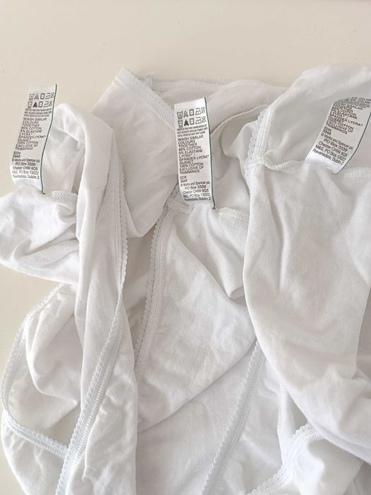 р 26 / евро 54 / 60-62 набор трусы трусики высокие белые большие батал