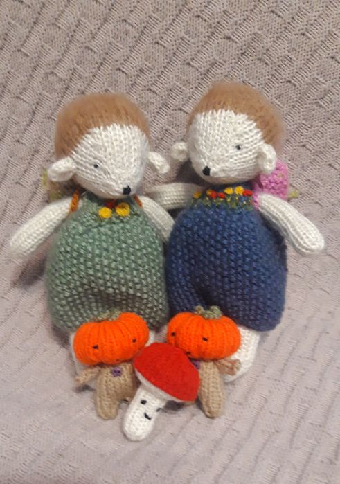 Вязаная игрушка, ёжик