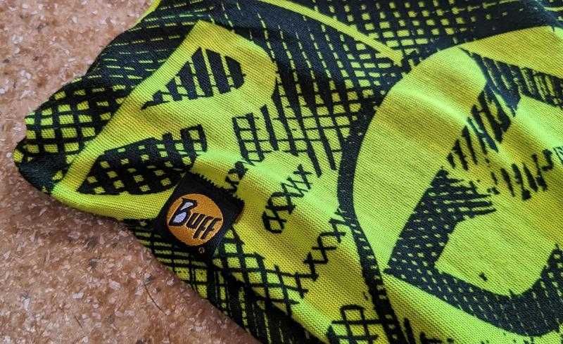 Мультишарф BUFF ORIGINAL log us yellow fluor