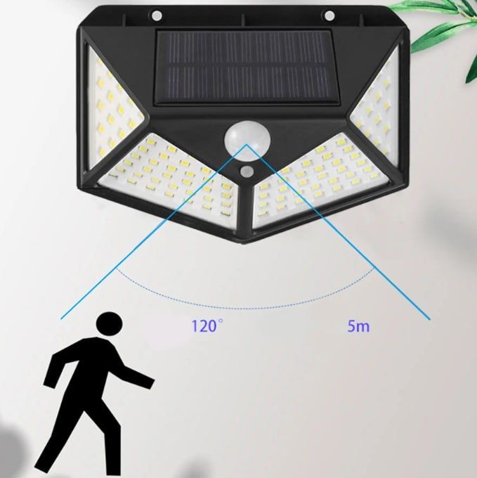 Lampa solarna z czujnikiem ruchu