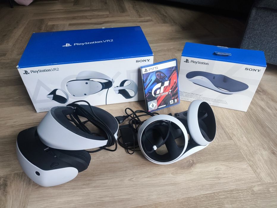 Playstation VR2 PSVR2 + ładowarka Sense + gra Gran Turismo  7