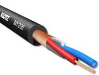 KLOTZ MY206SW Kabel mikrofonowy 2x0,22mm² czarny 1m