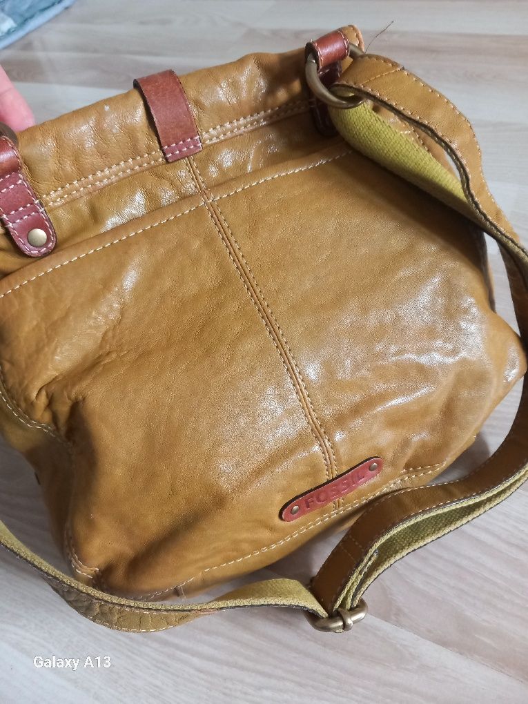 Fossil torebka vintage skóra bydlęca