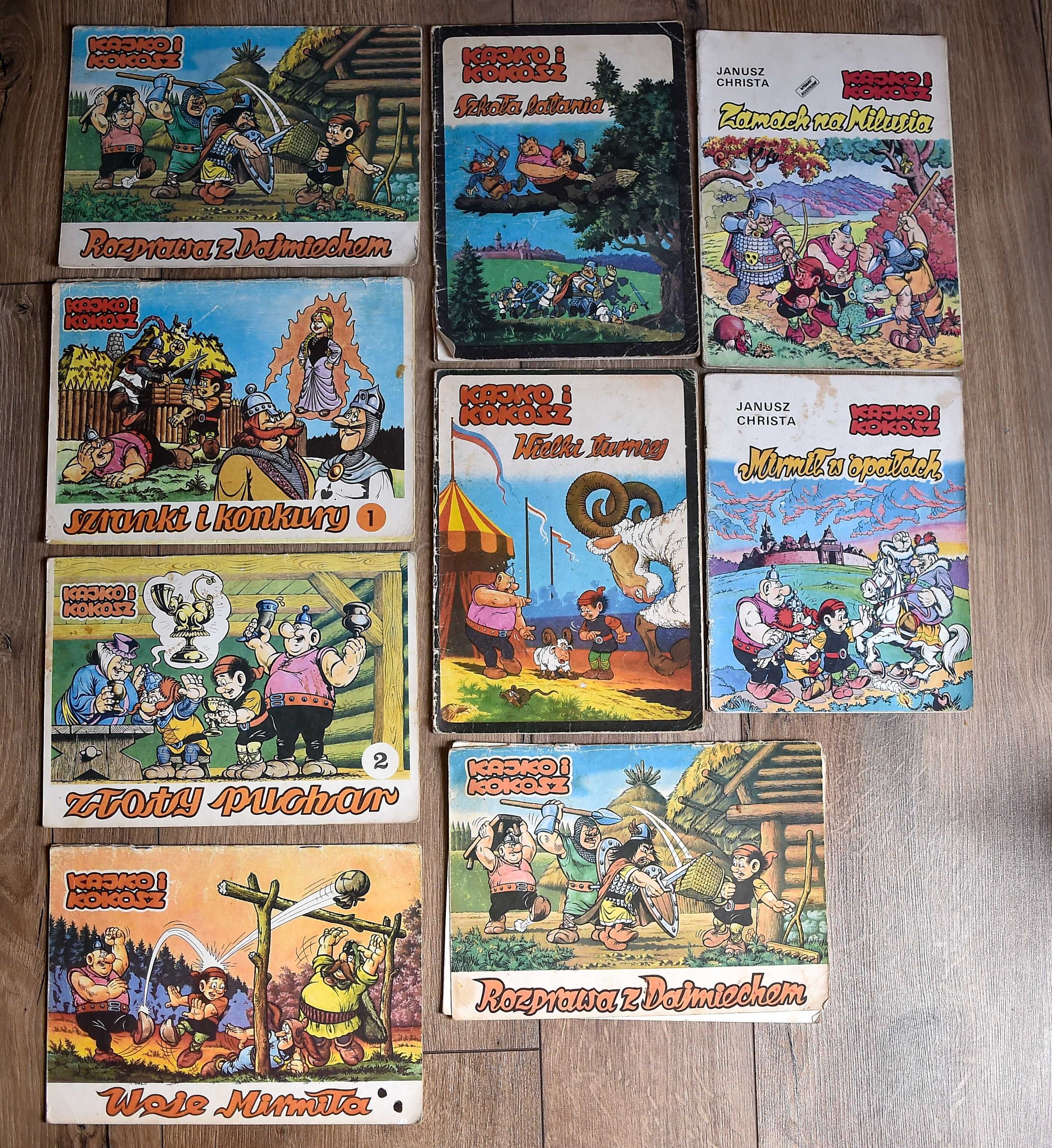 Zestaw komiksów Kajko i Kokosz