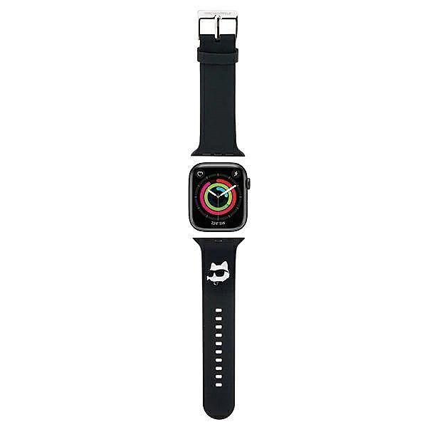 Pasek Karl Lagerfeld 3D Rubber Choupette Heads na Apple Watch 38/40/41
