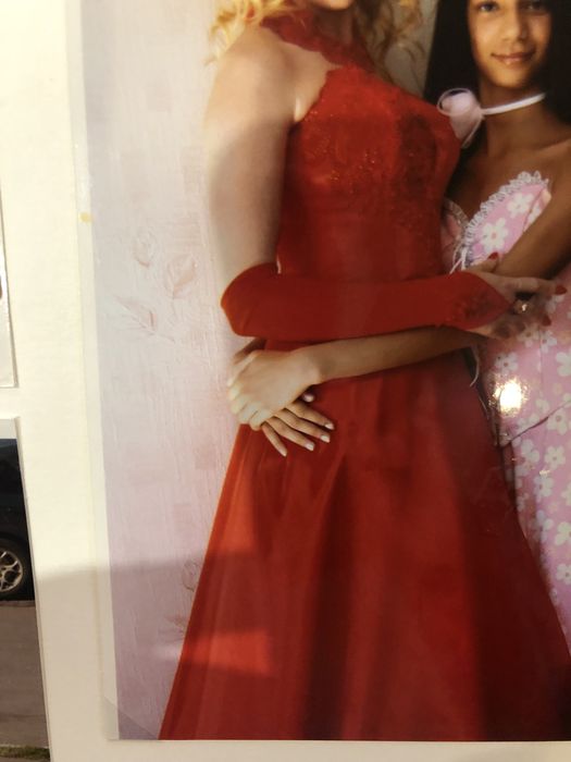 Весільна сукня бренд «Юнона» червона. Свадебное платье красное