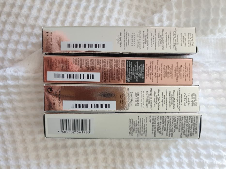 Nowe * głęboki czarny kolor, tusz do rzęs LANCOME , LAURA MERCIER