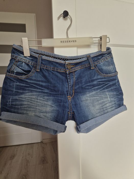 Spodenki jeansowe roz 170