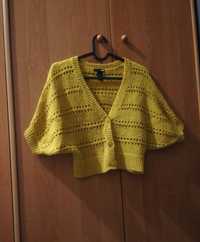 Żółty   sweterek