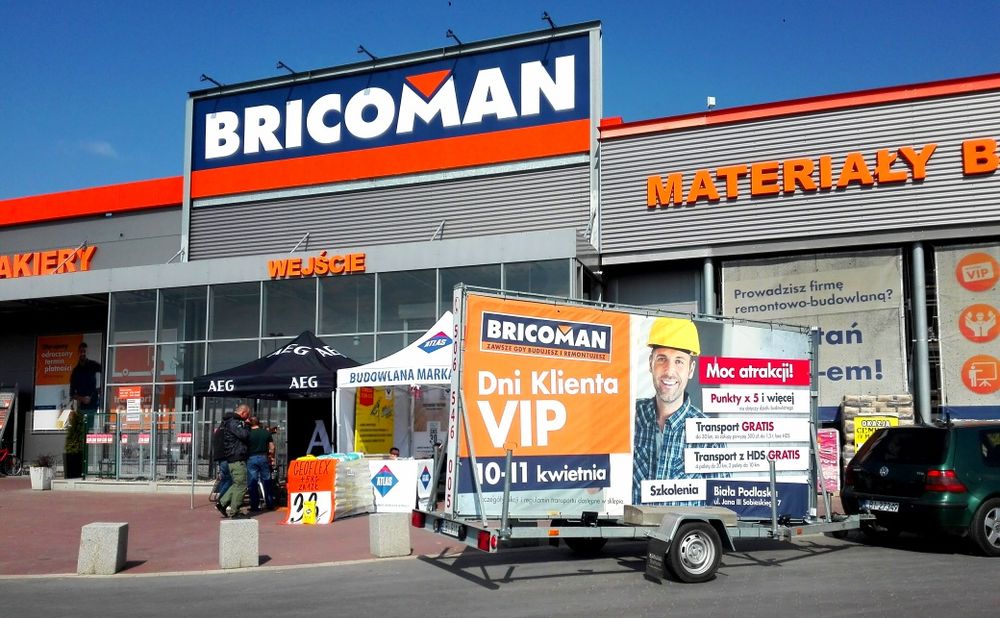 Reklama mobilna, Przyczepa reklamowa, przyczepka reklamowa, mobil rekl