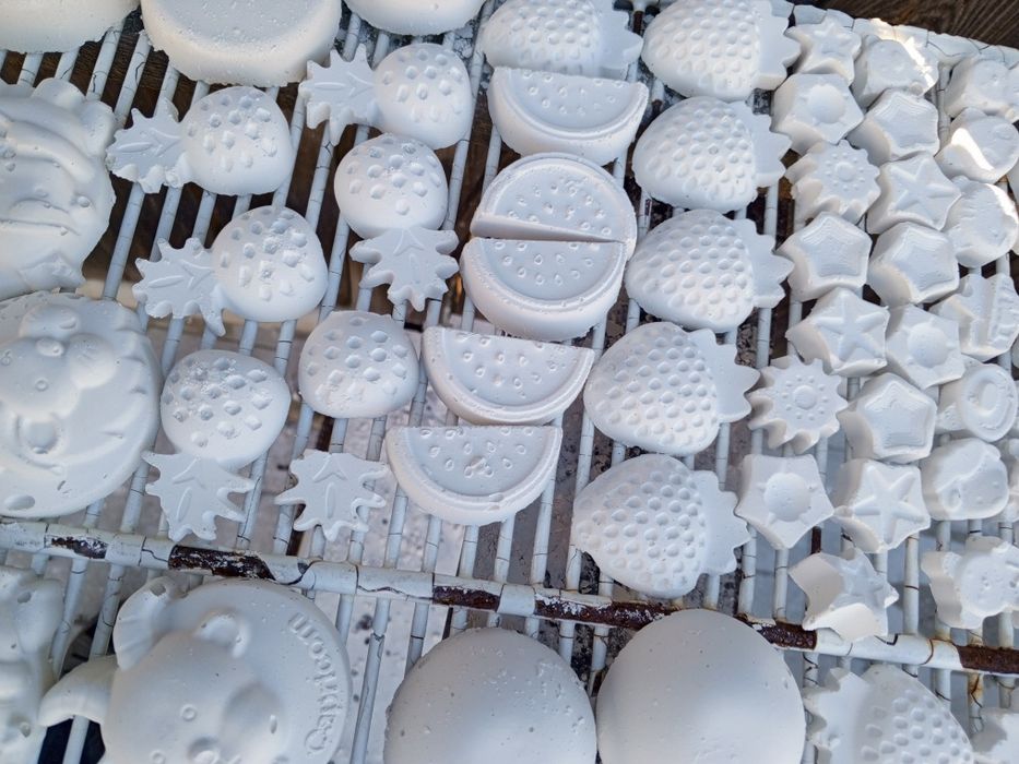 Меловая пыль прессованная в формы